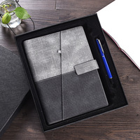 Journal académique A4 A5 A6 Design personnalisé en cuir de PU avec fermoir magnétique Journal d'affaires avec stylo planificateur coffret cadeau promotionnel carnet de notes