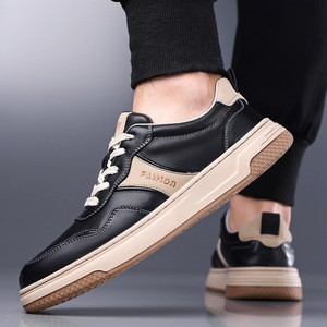 Baskets à lacets KPU à bout rond, respirantes, avec semelle extérieure en caoutchouc, chaussures décontractées pour hommes, automne - Product Image 4