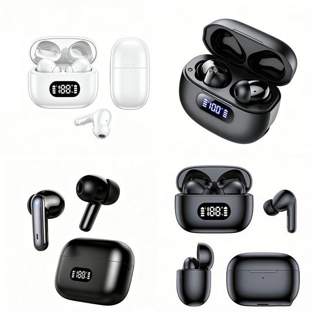 2026 New Arrival Wireless Headphones Ergonomic In-Ear Comfortable Fit Low Latency Gaming Audio Mode for Mobile Phone Tablet PC