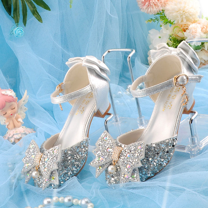 High Heel Girls Glitter Shoes EIGHT KM Girls High Heel Sparkle
