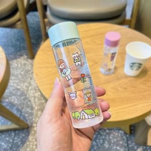 200ml Capacity Cute Mini Small Water Cup Simple Portable High Appearance <b>Pocket</b> Cup Anti-fall <b>Plastic</b> Water Cup - Product Image 3