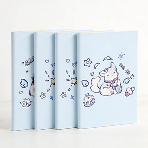 Carnet A5 en PU personnalisé avec impression personnalisée, couverture souple, conception gratuite, bloc-notes pour enfants, papeterie adorable en vrac pour l'école, usage quotidien - Product Image 1