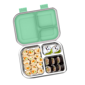 Oferta Especial Aohea - Recipiente Metálico para Alimentos, Lonchera Hermética Portátil, a Prueba de Fugas, de Acero Inoxidable 304, Estilo Estadounidense y Australiano - Product Image 1