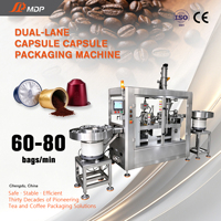 Machine d'emballage automatique MD Factory pour le remplissage et la fermeture de capsules de café moulu, d'herbes, de thé en poudre et de granulés