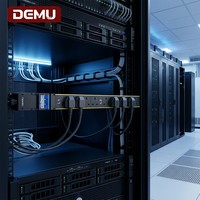 PDU rack 1U triphasé 12 prises UK BS1363 380V 63A charge équilibrée 41kW UKCA