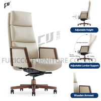 Fauteuil de bureau exécutif FURICCO Chine Foshan, style moderne, cuir italien, structure en aluminium, pivotant, garantie 3 ans, pour usage professionnel