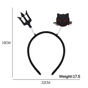 Halloween Promotion cadeau en gros <span class=keywords><strong>pas</strong></span> <span class=keywords><strong>cher</strong></span> Halloween fête bandeaux fournitures de fête costume cheveux <span class=keywords><strong>accessoires</strong></span> - Product Image 2