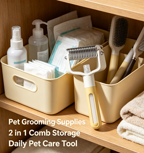 Cepillo Desenredante Recargable para Mascotas, Cepillo Antiestático para Eliminar el Pelo Suelto en Perros y Gatos - Product Image 3