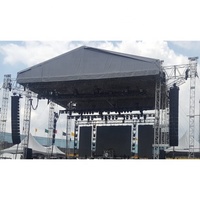 Estructura de Techo para Escenario Exterior Grande con Lona, Toldo Azul para Estructura de Escenario para Eventos