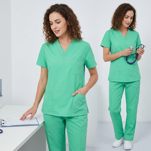 Conjuntos de Uniformes Médicos para Mujer, Estilo Clásico y Sencillo, Venta al Por Mayor, Fabricación Personalizada - Product Image 1