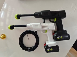 Wireless Portable High-Pressure Car Wash Water Gun Lithium Battery 40bar Car Cleaning Machine with Digital Display Screen - Product Image 4