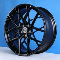 Jantes forgées multi-branches Star Split 19-22 pouces 5x112/130 Noir brillant concave profond pour Audi RS BMW M Porsche Macan Panamera