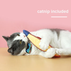 Giocattoli per animali domestici per animali domestici giocattoli interattivi di Kicker per gatti morbidi e durevoli a forma di pesce - Product Image 4