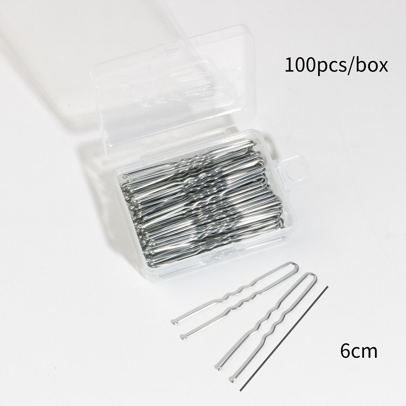 #4 plata U forma 6cm 100PCs