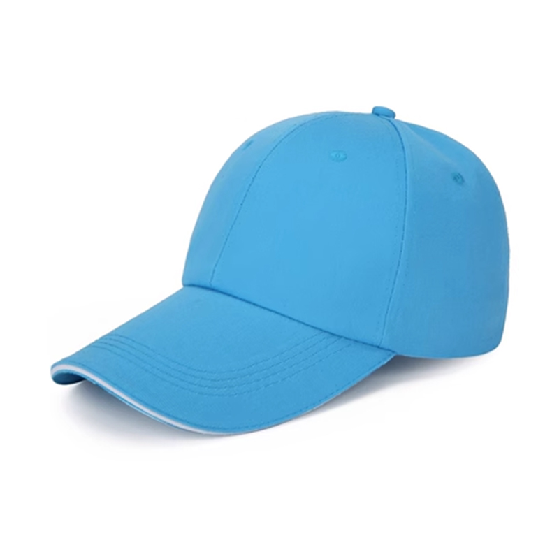 lake blue+white brim