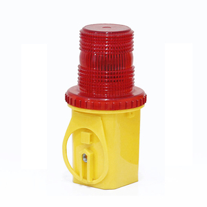 Lampe de signalisation à LED clignotante pour cône de signalisation, barrière de sécurité, alimentée par batterie - Product Image 1