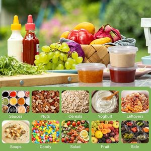 34oz 1000ml Disposable Circular Lunch Box with Lid PP Material Restaurant Use <b>Takeaway</b> <b>Container</b> Food Packaging - Product Image 6