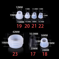 Vente en gros d'œillets en caoutchouc et silicone bon marché pour narguilé tuyau standard avec bouchon d'étanchéité en verre pour chicha