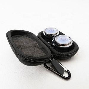 Hard <b>Shell</b> Protective Case 45 RPM Adapter Case EVA Foam Pouch Recorder Accessory Cases for 45 Record Adapters with Carabiner - Product Image 6