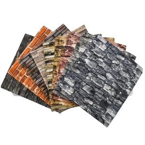 3d XPE schiuma di auto-adesivo carta da parati della decorazione della casa 3d di <span class=keywords><strong>mattoni</strong></span> di gomma piuma del pe autoadesivo della parete - Product Image 5