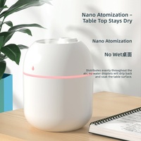 Humidificateur à gouttes d'eau de 220 ml, portable, USB, silencieux, grand pulvérisateur d'air, diffuseur d'huiles essentielles pour la maison