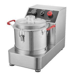 Máquina Picadora de Alimentos Eléctrica Comercial de Sobremesa, Unidad de Procesamiento de Carne y Vegetales de Acero Inoxidable - Product Image 3