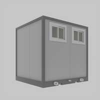 Toilette mobile, salle de bain portable pour le camping en plein air, douche extérieure et intérieure, villa modulaire préfabriquée et location
