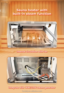 STEPON Factory 4.5KW-18KW WiFi APP Gerador De vapor Dry /Wet 2 in 1 Combined Sauna <strong>Stove</strong> <strong>Heater</strong> with Integrated Steam Generator - Product Image 4