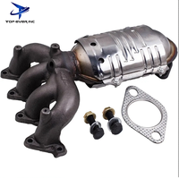 Substrat de catalyseur universel pour Hyundai, Ford, Toyota, noyau en nid d'abeille métallique, Euro 4, 5, 6, compatible OBD, haut débit, TWC