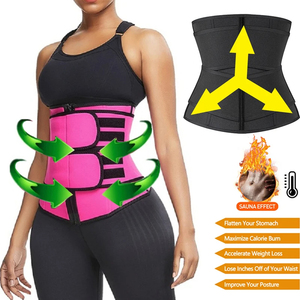 Shaperwear Waist Trainer Neoprene Belt Weight Loss Cincher Body Shaper <b>Tummy</b> <b>Control</b> Strap Slimming Sweat Fat Burning Belt - Product Image 4