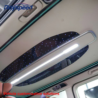 Système d'éclairage de toit intérieur de voiture de luxe, kit de plafonniers LED avec barre de suspension pour 99 % des modèles de voitures, couleur et logo personnalisables, installation facile