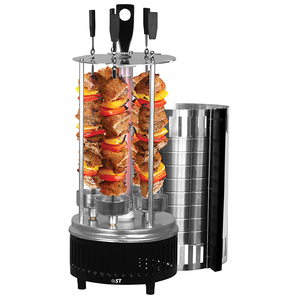 <span class=keywords><strong>Grill</strong></span> rôtissoire rotatif en acier inoxydable, en aluminium, facile à nettoyer, fabricant électrique, - Product Image 1