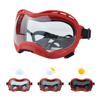 Lunettes pour chiens Anlorr à verres photochromiques, accessoires pour chiens, lunettes de soleil pour chiens de taille moyenne et grande, lunettes photochromiques pour chiens