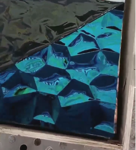 Services de découpe et de pliage de tôles en acier inoxydable 201 304 304L 316L 410, motif cube d'eau, pour l'architecture et la décoration d'art moderne - Product Image 4