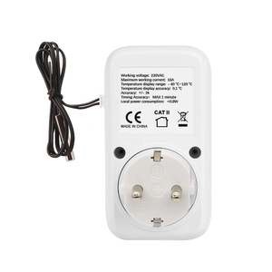 New Backlight European Standard Temperature Control Socket Countdown Thermal Switch <b>Controller</b> Fish tank Pet Heating <b>Thermostat</b> - Product Image 2