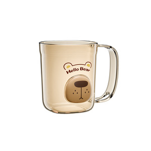 Gobelet de rince-bouche mignon, gobelet de brosse à dents avec poignée, porte-brosse à dents, pot dentaire pour enfants, gobelet dentaire - Product Image 1