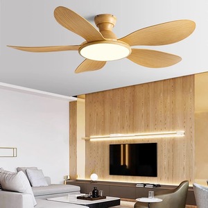 Moteur DC de haute qualité, design moderne, 5 pales de ventilateur en ABS, télécommande, débit d'air élevé, ventilateur de plafond silencieux avec éclairage LED à inverter - Product Image 2