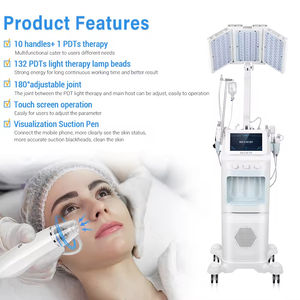 Machine de nettoyage du visage professionnelle pour salon de beauté 11 en 1 avec hydradermabrasion et technologie à l'oxygène - Product Image 2