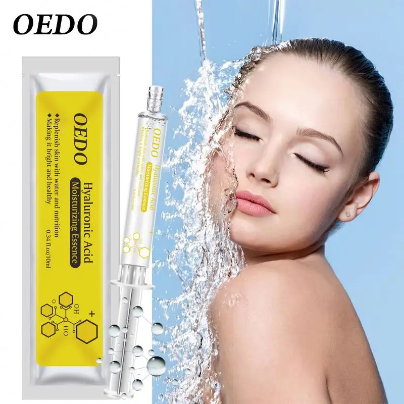 OEDO Shrink Pore Hyaluronic Acid Serum Facial Moisturizing Essence Natural Ingredients Face Skin Care Nourishing Ageless Beauty