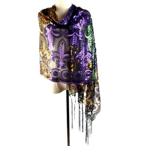 PARTYMENT color Mardi Gras scape زي ترتر ماردي غرا المعطف حزب صالح اكسسوارات للنساء - Product Image 4