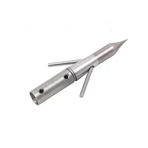 STARCN tir à l'arc YL003 chasse têtes larges arc et flèche fléchettes mécaniques points <span class=keywords><strong>de</strong></span> remplacement O.D.8mm flèche <span class=keywords><strong>de</strong></span> pêche pointe <span class=keywords><strong>de</strong></span> flèche - Product Image 2
