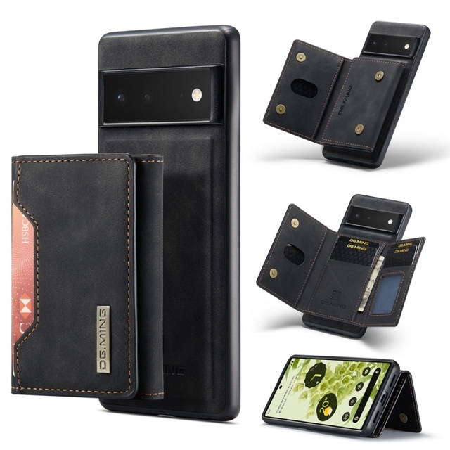 Wholesale Phonecase for Google Pixel 6 Pro/ 7 Pro/ 7A/ 6A 3-Fold Multi Card Bag Back Cover Leather Phone Case