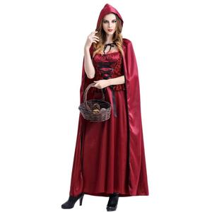 Costume de cosplay d'Halloween L Anime Petit Chaperon rouge, robe de princesse de conte de fées, cape, robe de fête pour femmes, costume de demoiselle d'honneur - Product Image 2