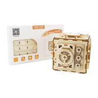Vente en gros transfrontalière de jouets puzzles 3D en bois, blocs de construction emboîtables, coffres à bijoux artisanaux à combinaison, boîtes à bijoux faites à la main
