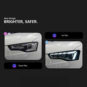 12-16 Audi A5 ve S5 Far Grubu Modifikasyonu Su Akışlı Direksiyon Yükseltmesi ile Yeni <span class=keywords><strong>6000k</strong></span> <span class=keywords><strong>LED</strong></span> Sürüş Lambası - Product Image 2