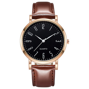 Nuevos relojes para hombre, casuales y de negocios, digitales, con correa de cuero, relojes de pulsera al por mayor para hombre - Product Image 6