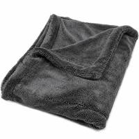 Serviette de lavage auto en microfibre 1800 GSM sans traces ni peluches, épaisse, douce, durable, réutilisable, multi-usage pour la maison, le garage et les véhicules