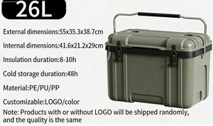 Outdoor Insulated <b>Box</b> <b>Cooler</b> Storage Camping Car Ice Bucket Stall Fishing Portable Food Preservation Insulation Thermal - Product Image 3