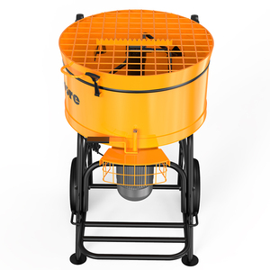 Malaxeur à mortier portable 80L 1100W, malaxeur à action forcée, machine de construction - Product Image 6