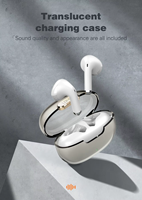 Écouteurs sans fil TWS intra-auriculaires T03 à réduction de bruit active, affichage numérique, étanchéité IPX-2, chargement Type-C – Vente Flash